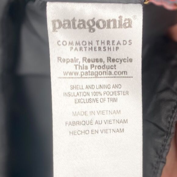 Patagonia Nano Puff Quilted Puffer Black Jacket Women's Small - Picture 6 of 9